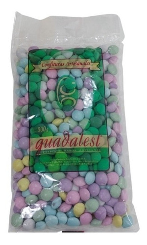 Lenteja De Chocolate Multicolor Pastel X500gr Marca Guadales