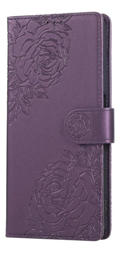 Funda De Piel Estampada Con Flores Para Xiaomi Poco X5/xiaom