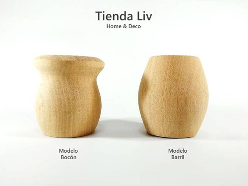 Mates De Algarrobo Por 10 U Solo Lijados Listos Para Pintar