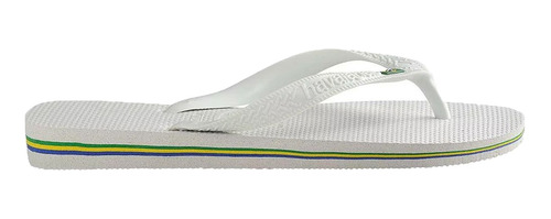 Ojotas Havaianas Natación Hombre Brasil Blanco Ras