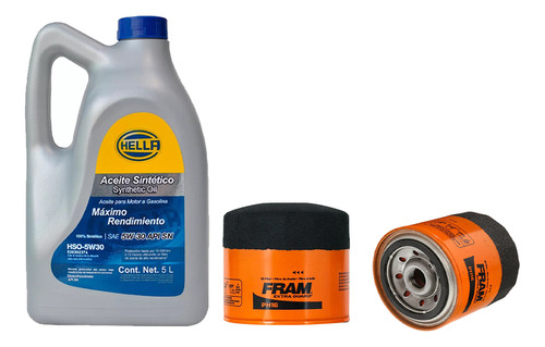 Cambio Aceite 5w30 5l Hellaf Sebring 2.5 1995 1996 1997 1998