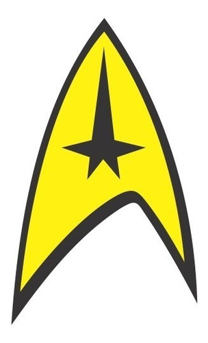 Star Trek - Símbolo - 4 Adesivos - Fm-000014