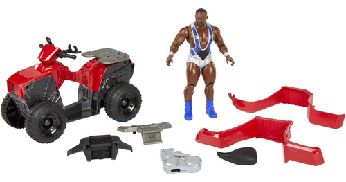 Mattel Wwe Figuras Acción Vehículo Wrekkin Slam N Spin Atv E