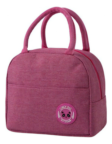 Bolsa Térmica Para Marmita Lancheira Rosa