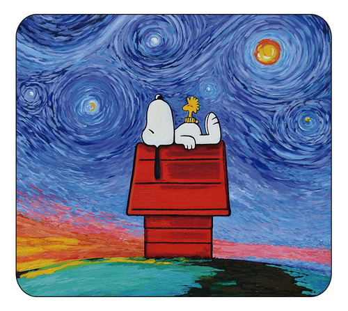 Mouse Pad Snoopy Personalizado Regalo Amiga Infantil 1361