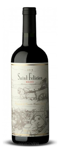 Vino Saint Felicien Malbec 375 Ml X12 Un. De Catena Zapata