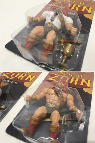 Dos Figuras Funko Son Of Zorn He-man Parodia 14cm Alto