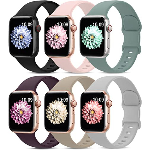 Correas Para Apple Watch 38mm/40mm/41mm, 6 Colores