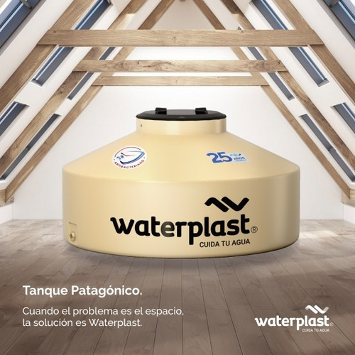 Tanque de agua Waterplast Patagónico Tricapa vertical 1000L de 78 cm x 153 cm