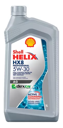 ACEITE MOTOR 5W30 SHELL HELIX HX8 GASOLINA 4L