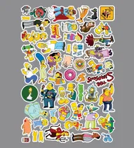 Comprar Pack X53 Stickers Los Simpson Vinilos Calcos Termos Notebook