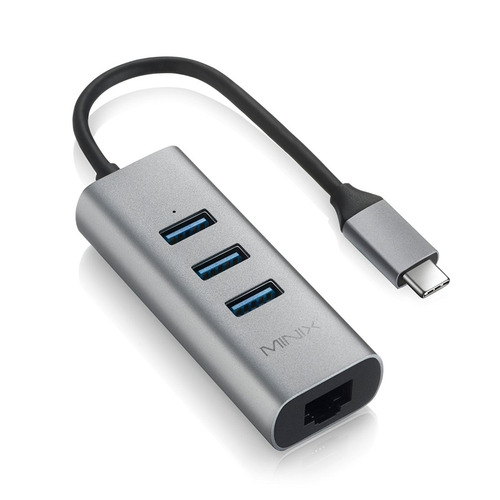 Minix Neo C-ue, De Aluminio Usb-c Y 3 Puertos Usb 3.0 Y Giga