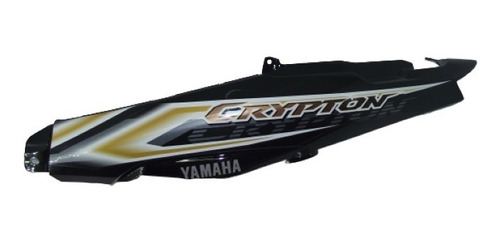 Cacha Lateral Trasera Izquierda Negro Yamaha New Crypton 110
