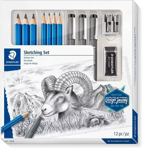 Set Dibujo Bocetos Staedtler X 12 Piezas