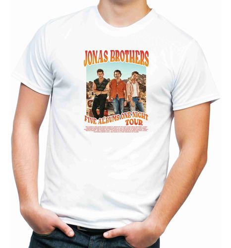Camiseta Unisexx Banda Show Jonas Brothers Modelo 13