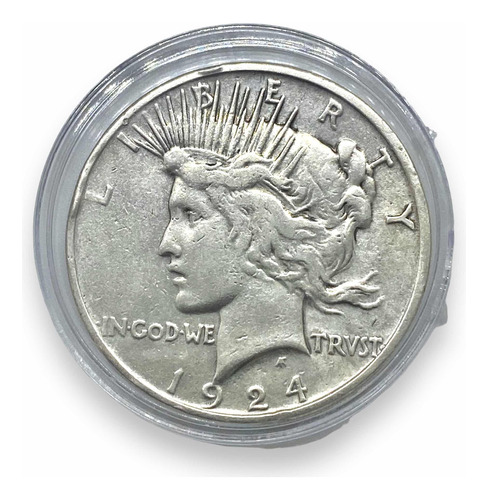Moneda De Plata 1 Dólar Americano De 1924