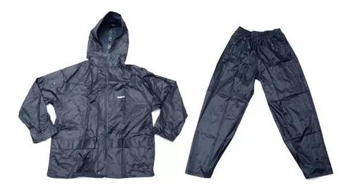 Traje De Lluvia Impermeable Tipo Premium Con Capucha Ombu 