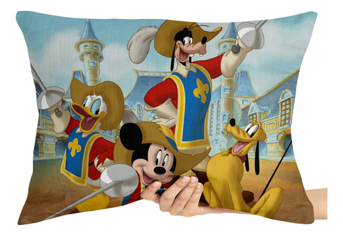 Almofada Gigante 50x70 Disney Pat Donald Mickey Pluto Pateta