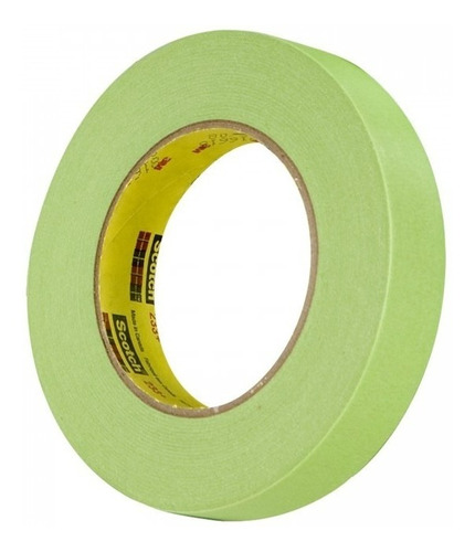 Cinta Masking Tape Verde Para Enmascarar 12mm X 45m