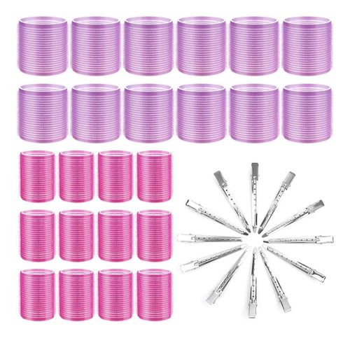 36 Piezas, Rizadores Y Clips De Acero Inoxidable