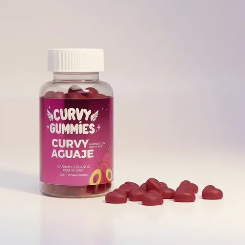 Curvy Gummies Curvas Perfectas 60 Gummies, Gluten Free/vegan