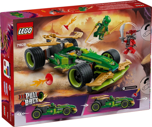 Lego Ninjago Auto Carreras Con Motor Carga Manual De Lloyd