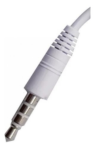 2x Fones De Ouvido Branco Com Fio Plug P2 Portátil Estéreo