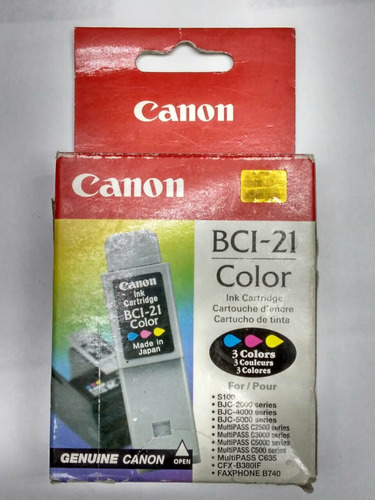 Cartucho Original Canon Bci-21 Color