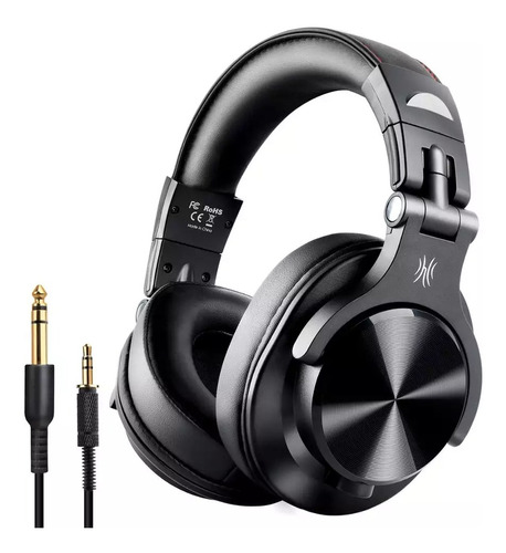 Audifono - Oneodio Fusion A70 Black Wired Headphone