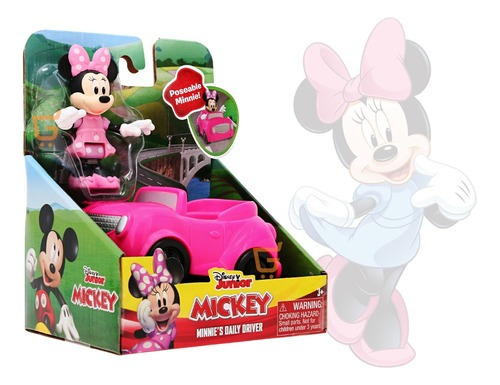 Carro Para Niño - Niña Con Figura Montable Mickey Y Minnie