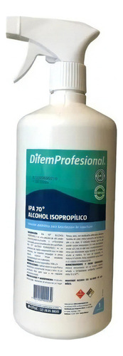 Alcohol 70 Isipropilico Difem Pharma 1 Litro