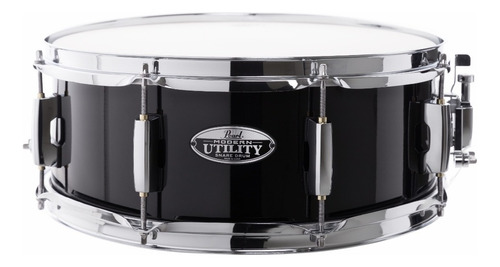 Redoblante Pearl Modern Utility 14x5,5 Mus 227 Satin Black Casco Negro