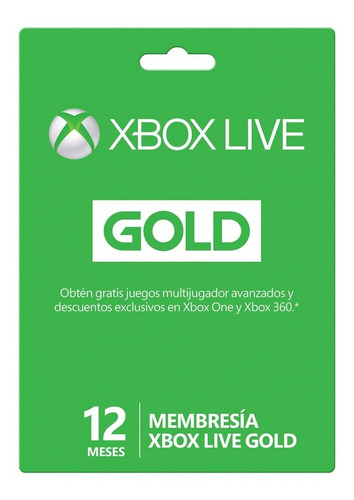 Xbox Live Gold 12 Meses 1 Año Brasil Vpn Codigo