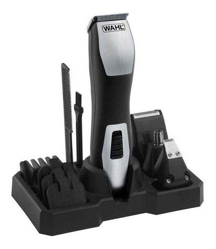 Imagen 3 de 4 de Cortadora de pelo Wahl Groomsman Pro negra 220V