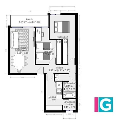 Imagen 9 de 9 de Departamento En Venta