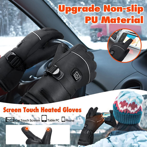 Guantes Calefactables A Batería De Litio Invierno Moto