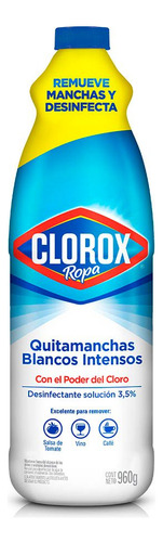 Clorox Ropa Quitamanchas Blancos Intensos 960gr