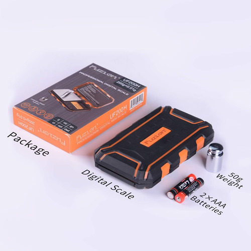 Báscula Digital Fuzion Con Pantalla Lcd, 200g X 0,01g