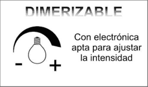 Imagen 3 de 6 de Pack 6 Lamparas Led Ar111 12w Dimerizable Metalizada Candil
