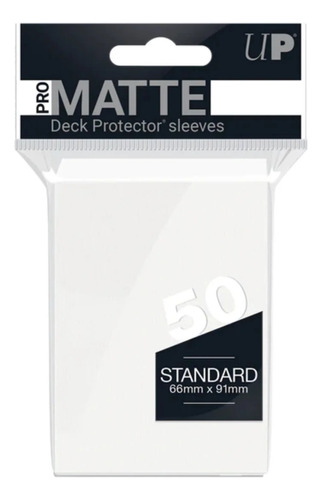 Folio Ultra Pro Standard Matte Blanco X50 Muy Lejano