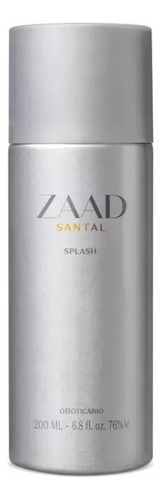 Zaad Santal Desodorante Colônia Splash 200ml