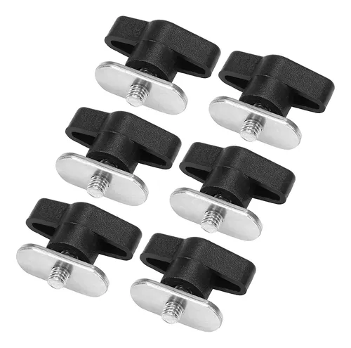 Juego De 6 Tornillos Con Espaciadores Para Raíl De Kayak - Acero Inoxidable Y Nailon, Resistentes Al óxido, Fáciles De Instalar