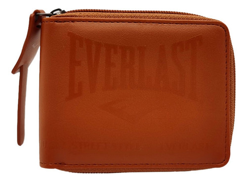 Billetera Everlast Con Cierre - Para Tarjeteros Y Billetes Eve 27164.2 Suela Liso