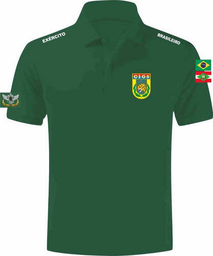 Camisa Pólo Cigs Comando Selva Militar Exercito Brasileiro