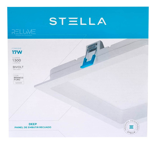 Sth8903br/50 - Painel Deep 17w 5000k 20,2cm - Stella