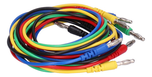 Conjunto De Cabos De Teste Banana Connector 4 Mm E 1 Metro E