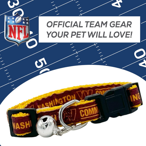 Pets First Nfl Cat Collar Washington Commanders Collar De Sa