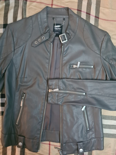 Chaqueta Mossimo Eco Cuero S