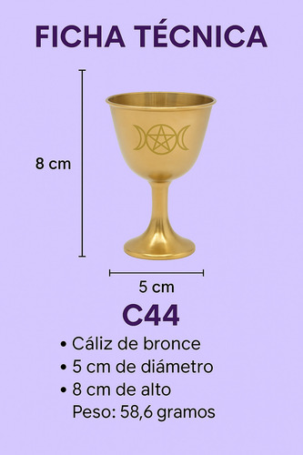 Cáliz Copa De Cobre Místico Rituales Esotéricos Espiritual