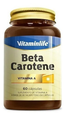 Beta Caroteno 6000 Ui 60 Cápsulas - Vitaminlife